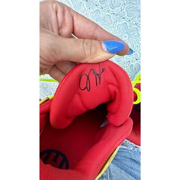 Adidas James Harden Vol 4 Red/Volt/Black Red Solar Yellow Size 11 779001 EH2449 - Picture 6 of 9